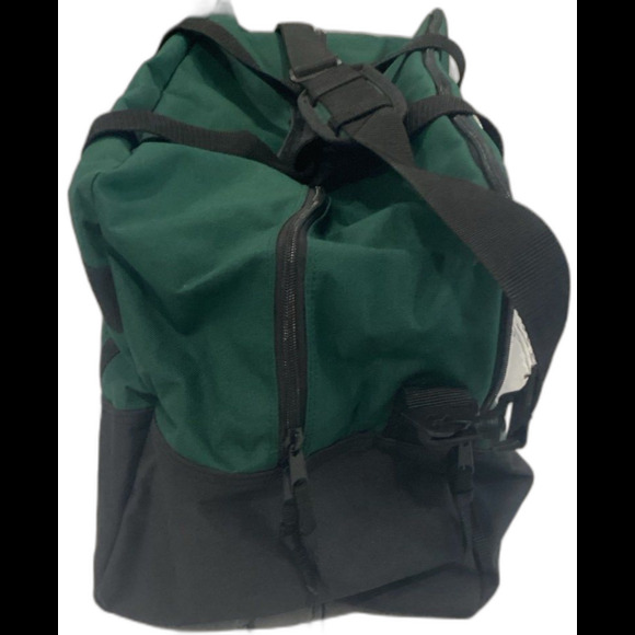 Duffle Bag Travel Bag 2 Large Zippered Compartments Canvas St. Andrews Logo - Picture 4 of 10